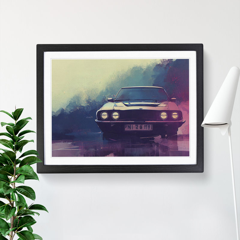 Concept Car Vol.5 - Framed Print, Black, 46cm H x 64cm W x 2cm D