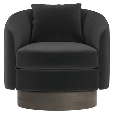 Camino Upholstered Swivel Barrel Chair