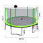 16FT Trampoline With Basketball Hoop Pump And Ladder With Soccer Goal Orange-110423666