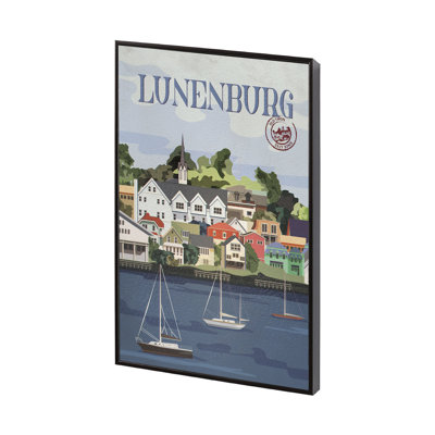 Lunenburg Go by Simone a Framed Art Print Matted under Glass