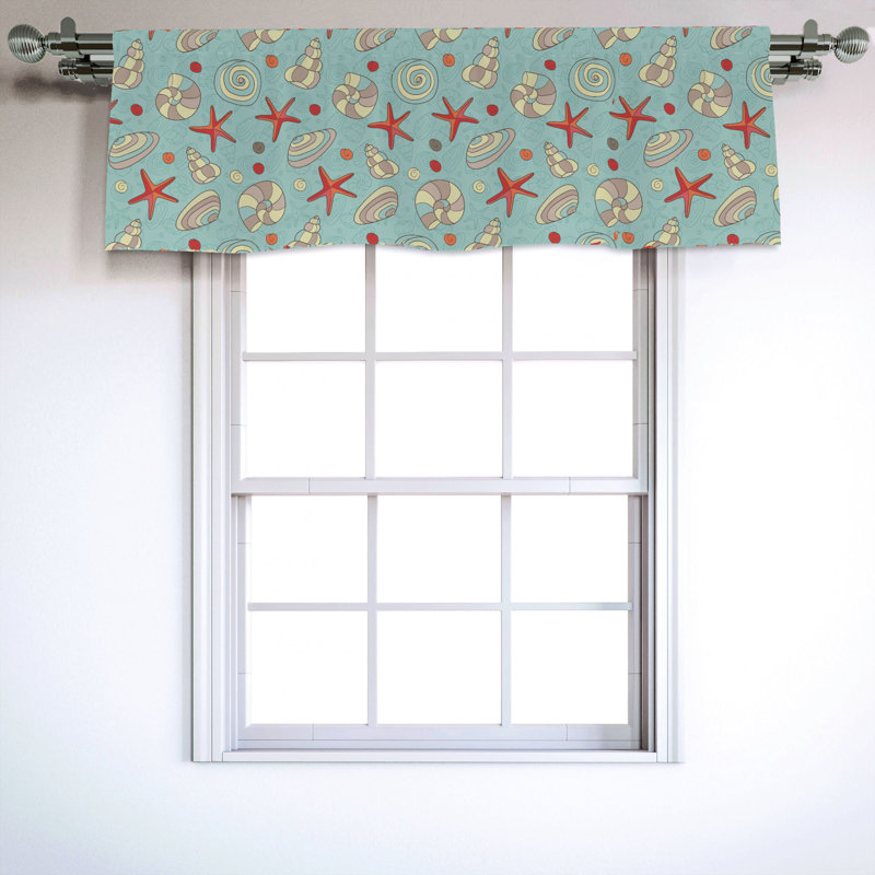 Sateen Ruffled Window Valance