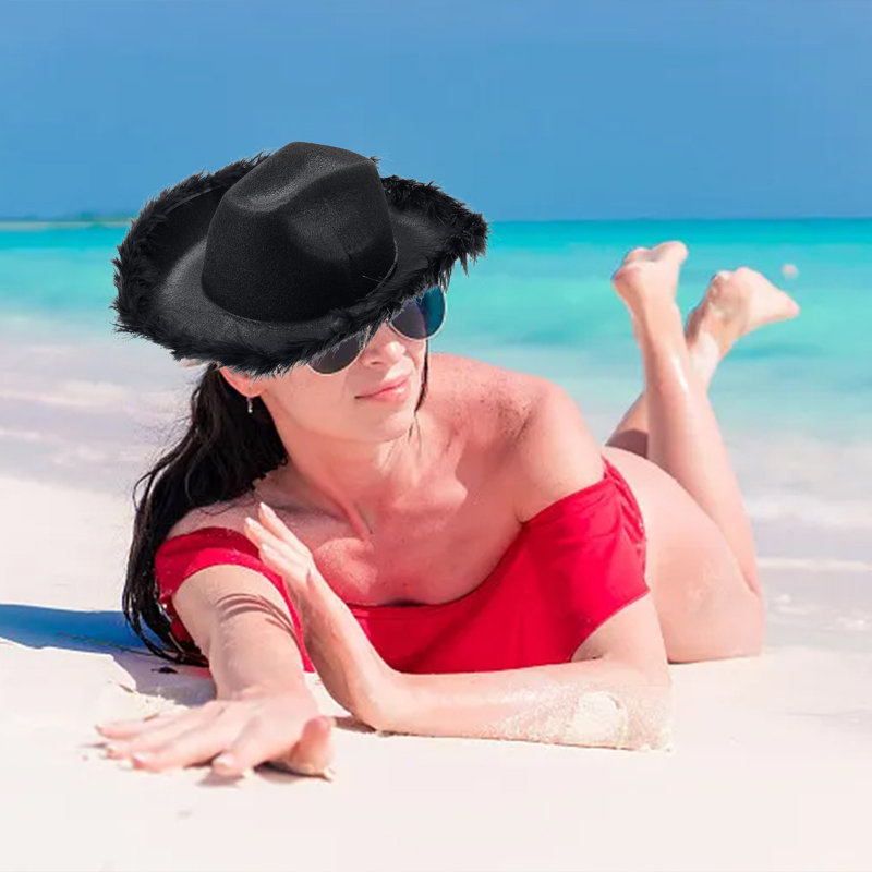 Chapeau de princesse à chapeau kbndieu, Black