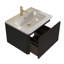 Meuble-lavabo de salle de bain avec lavabo en céramique blanche (robinet non inclus)-407593724