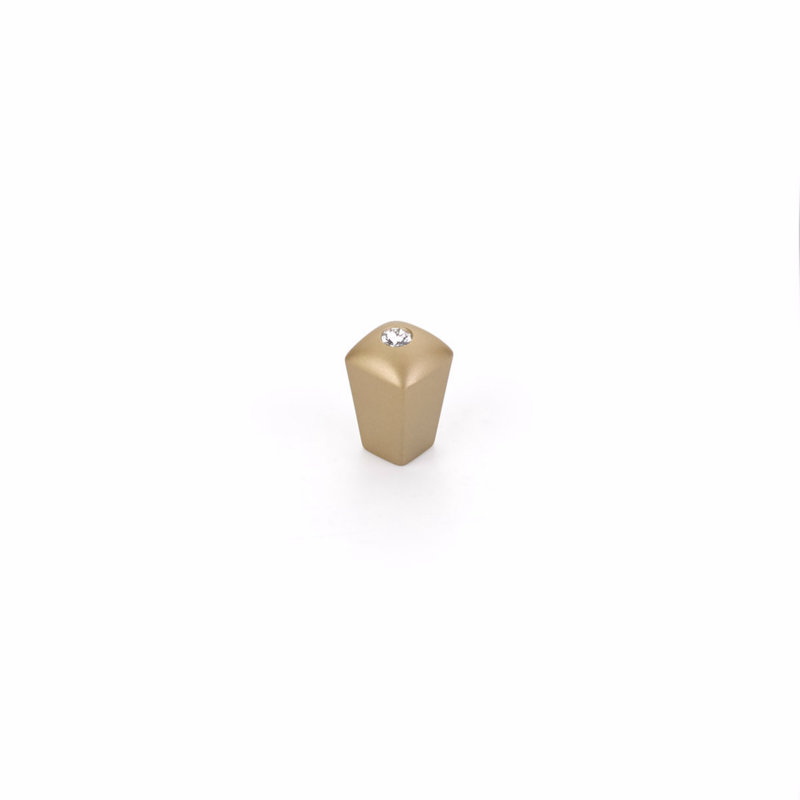 Skyevale Cylindrical Knob, Signature Satin Brass