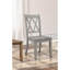 De 2 chaises d'appoint grises transitionnelles, dossier en placage de pin, chaises décontractées 2, placage, design pour salle à manger-1477207872