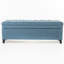Tissu bleu avec rangement généreux et pieds en bouleau - compartiment utile 50,46 x P 20,64 x 18,30 h-1147570076
