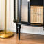 Black Solid + Manufactured Wood+Glass Display Cases