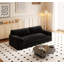 Grand canapé-lit 66 po, canapé-lit convertible 3-en-1 avec rangement latéral, causeuse multifonctionnelle en velours pour le salon, la chambre à coucher, un appartement, un bureau-1687209593
