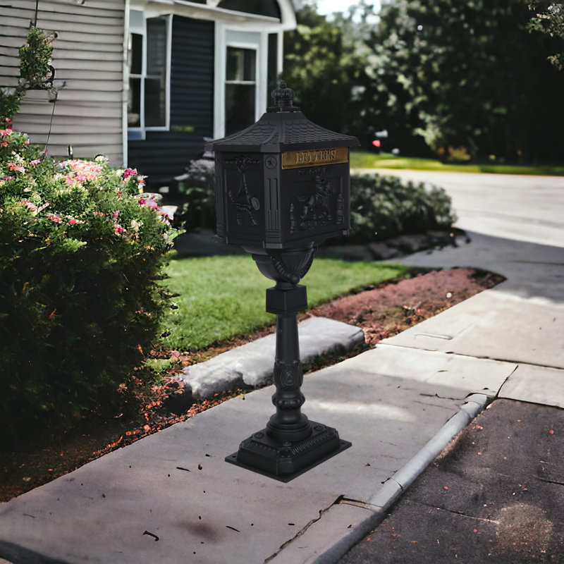 Boîte à colonnes en aluminium Maibox, Noir