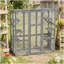 Enclos pour animaux de compagnie, grand lit en bois