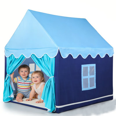 Tente pour enfants Wilwolfer avec tapis et lumières étoilées, tentes de jeu pour enfants pour tout-petits, maisonnette intérieure et extérieure pour enfants