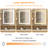 Herdon Solid and Manufactured Wood Lighted Mirror Vanity Set with Stool -2081332379