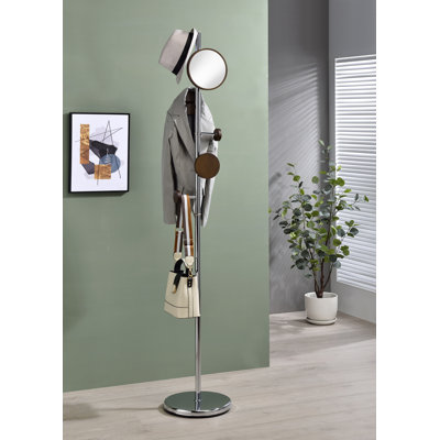 Brenetta Freestanding 6 - Hook Coat Rack