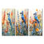 Geai bleu dans le jardin d'été I - Collection moderne de reproductions sur toile-231644139-231644133-231644134