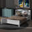 Platform Bed With Bookcase Headboard & LED Motion-Activated Light-879951136-879951137
