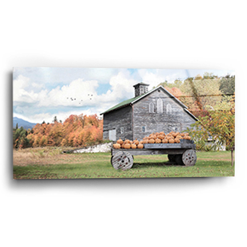 Fall Roadside Market - impression sans cadre, H 12 po x l 24 po x P 0,2 po