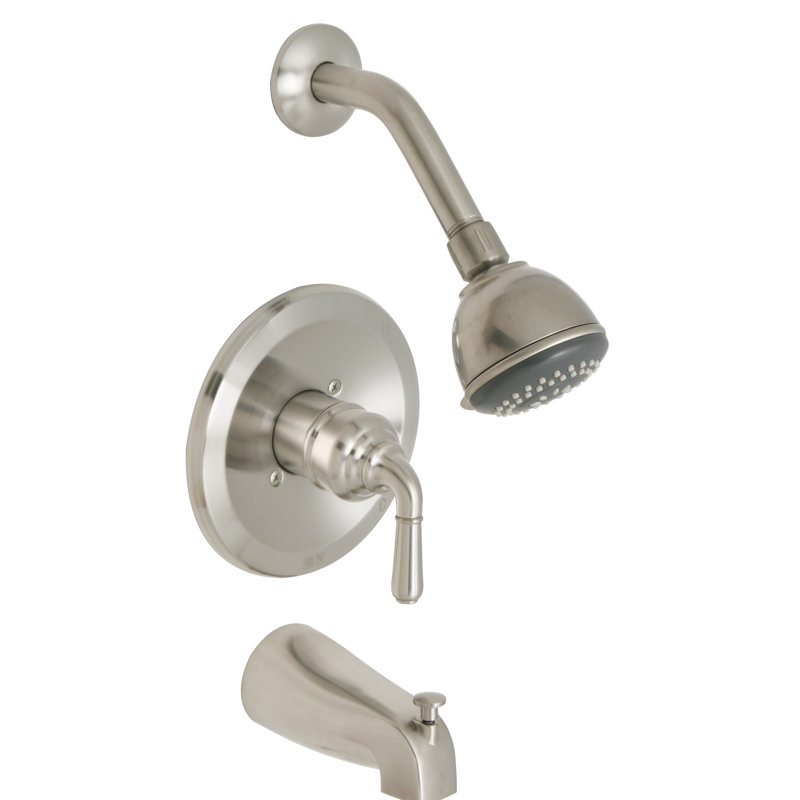 Pomme de douche réglable multifonction Cypress, Dépôt physique en phase vapeur en nickel satiné