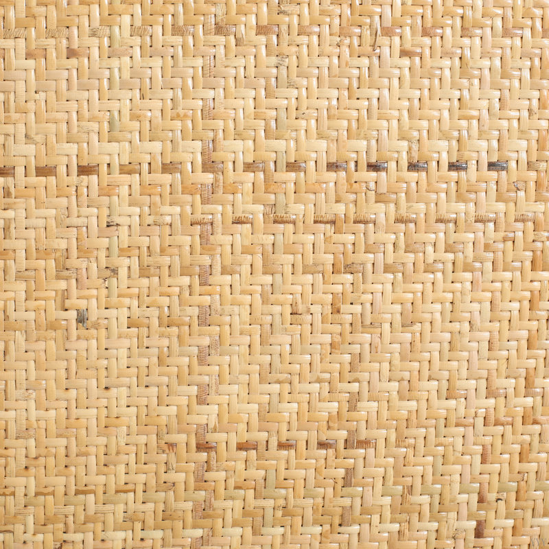 Chaises de salle à manger (ensemble de 2), Naturel, Noir