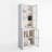 71"H X 71"W Display Cabinet With Glass Doors,Modular Modular Book Cabinet-123102731