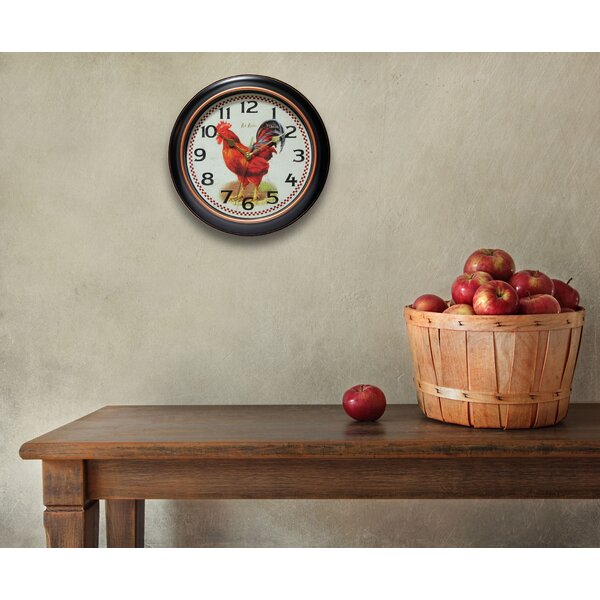 Rooster Clock and Thermometer