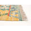 Tapis de zone orange en laine kilim à la main sud-ouest Hilldale