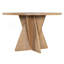 Table de salle à manger 5 pièces avec 4 chaises rembourrées-1811746767