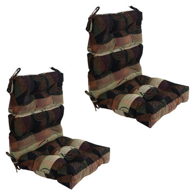 Coussin de chaise Jacquard