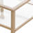 Jordyan Glass Top End Table-989987027