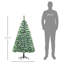 5FT Artificial Christmas Tree with Metal Stand for Indoor Holiday Decoration Xmas Gift Realistic Branch Tips Easy Assembly