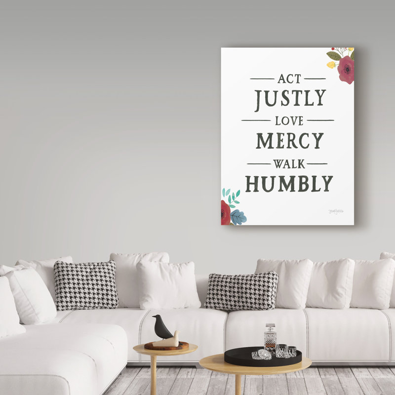 «Scripture for Life I Crop», art textuel sur toile tendue, H 24 po x l 18 po x P 2 po