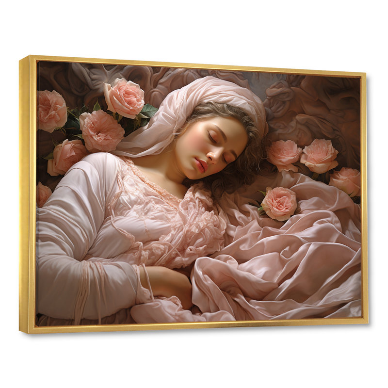 Judaïsme reposant, sabbats endormis sur toile, H 30 po x l 40 po x P 1,5 po, Cadre flottant doré
