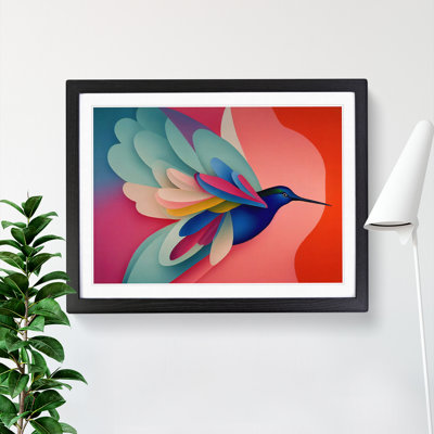 Special Abstract Hummingbird - Single Picture Frame Print