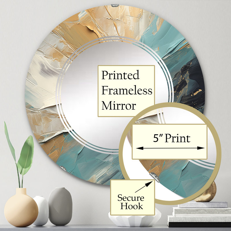 Miroir mural Masinissa, 24 po x 24 po