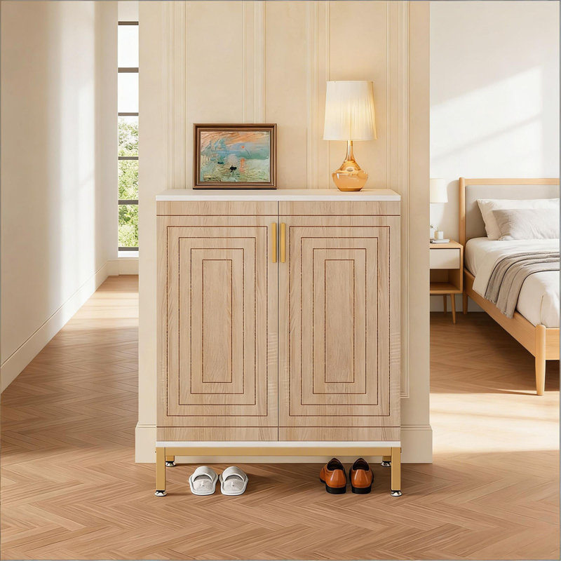 Rangement à chaussures durable, armoire à chaussures spacieuse, armoire à chaussures d'entrée, Nautique