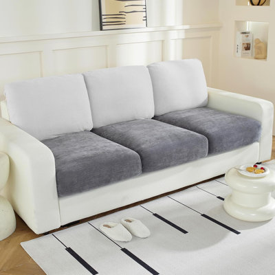 Chenille Sofa Seat Cushion Covers for 3-Cushion Couch – All-Season Stain-Resistant Protector for Leather & Fabric Sofas
