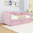 Twin-Size Upholstered Daybed with Pop-Up Twin Trundle-1420268872