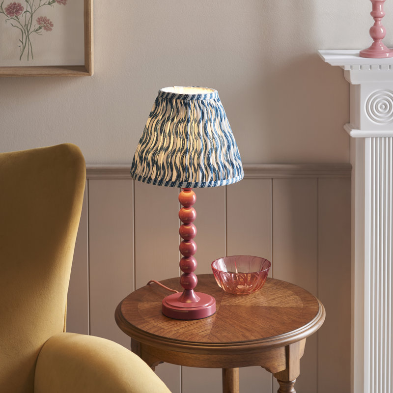 Higgledy 51.5 Table Lamp, Marlin blue, Gloss pink clay