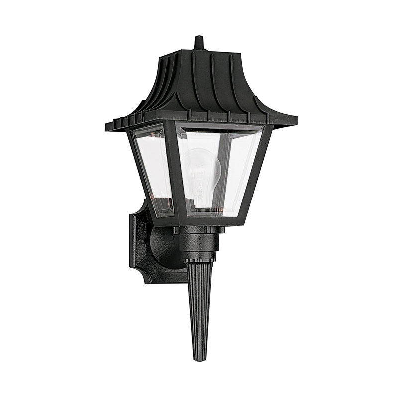 One Light Outdoor Wall Lantern from Generation Lighting , Black