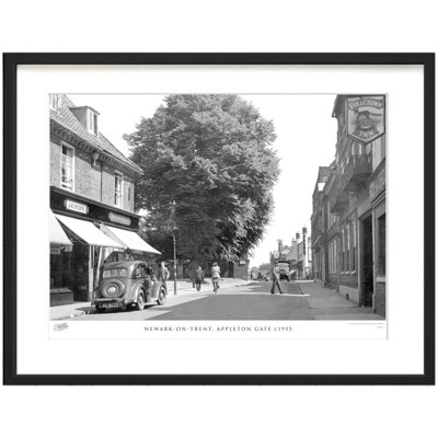 Newark On Trent, Appleton Gate C1955 - Single Picture Frame Print