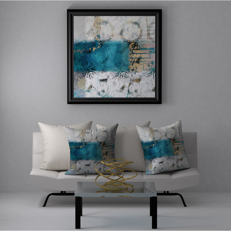 Housse de coussin à sensation carrée sensationnelle, 24 po x 24 po