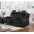 Meghean Breathable Leather Power Recliner Loveseat Power Headrest With Multi-Functional Center Console, Bluetooth Audio-106804568
