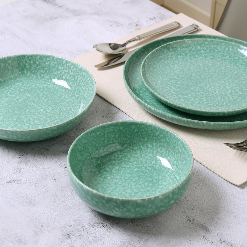 Service de table 16 pièces Alofmo, Vert