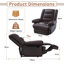 86cm Wide Standard Recliner Sofa Classic Oversize Manual Recliner Sofa-281451327