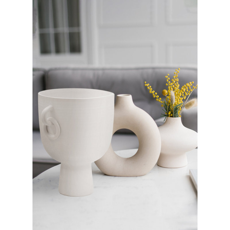 Vase, H 24 po x l 18 po x P 25 po
