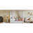 Upholstery Canopy Platform Bed With Trundle And Three Storage Drawers-1987252793