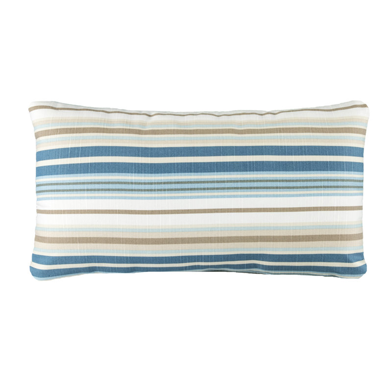 Savannah Striped Reversible Throw Pillow