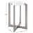 Ceci Glass Top End Table