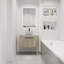 Meuble-lavabo mural simple 29,5 po avec lavabo en chêne blanc