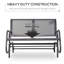 Banc oscillant pour 2 personnes Outsunny avec structure Castleman thermolaquée, pour la détente dans le jardin-368947714
