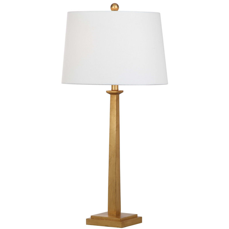 Ensemble de lampes de table de 31,5 po Ambur, Gold Leaf / White